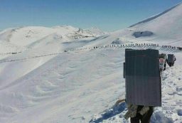 مرگ کولبران کرد بر اثر بارش برف و سقوط بهمن در ارتفاعات ژالانه